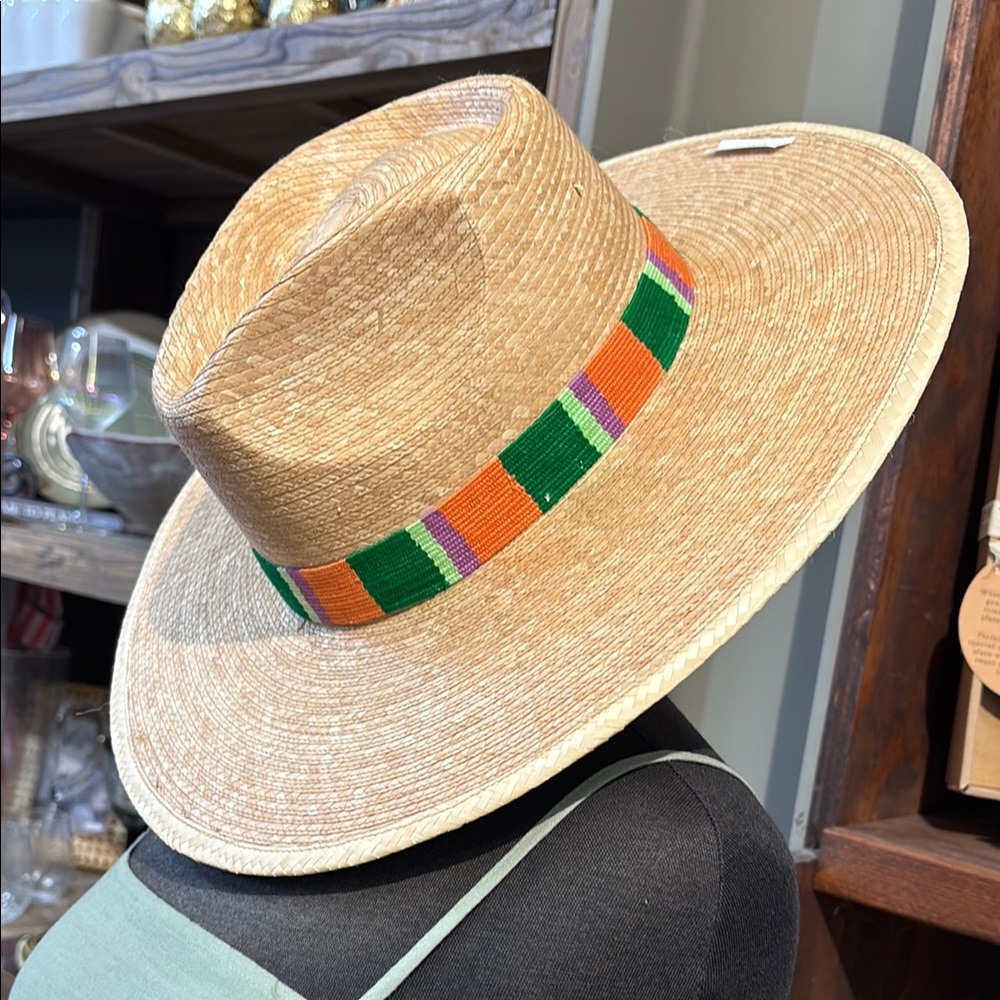 Sunshine Tienda Elvira palm hat Multicolor Band